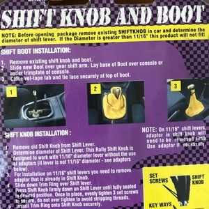 Xtreme Fx Accessories - Xtreme Fx Black Shift Knob and Boot Xtreme Fx Accessories - Xtreme Fx Black Shift Knob and Boot
